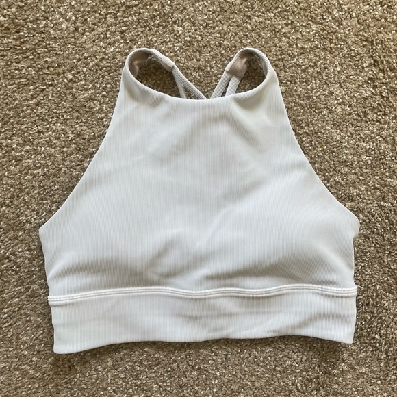 Lululemon white sports bra - Picture 1 of 3